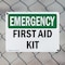 Signmission First Aid Kit, 24 in W x Rectangle, Plastic OS-2PACK-EM-P-1824-L-10376 - alternate 5